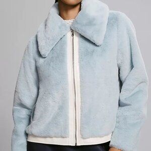 NWT Anthropologie Maeve Faux Fur Jacket XXS